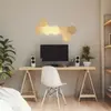 Nanoleaf applique elements hexagones effet bois kit de démarrage 7 panneaux lumineux