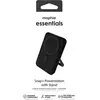 Mophie - Batterie Externe  10000 Mah Magsafe Noir Avec Support