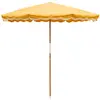 BUSINESS & PLEASURE - Parasol Amalfi - Jaune - Bois lamellé-collé de récupération