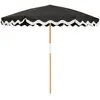 BUSINESS & PLEASURE - Parasol Amalfi - Noir - Bois lamellé-collé de ré...