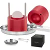 Presse à Glaçons - VEVOR - Moule à Glaçon Rond Moule à Glaçon Rond Alu Bac à Glaçons Sphères 61 mm Rouge