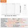 Barrière de Sécurité - VEVOR - Extensible Clôture Enfant Chien 75-135x...