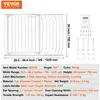 VEVOR Barrière de Sécurité Extensible 75-123 cm Hauteur 76 cm Barrière...