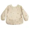 Mushie - Bavoir à manches Rainbows Beige 6/24 mois