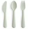 Mushie Set de couverts Sage