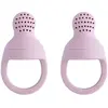 mushie Tétine en silicone pour bébé à partir de 6 mois (lilas doux)