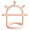 Mushie Jouet de dentition en silicone No Drop Blush