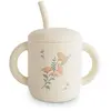 Tasse à paille Pink Flowers
