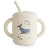 Mushie Tasse à paille Whales