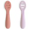 Lot de 2 cuillères d'apprentissage Rose-Soft Lilac