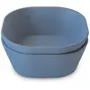 Mushie Lot de 2 bols carrés Twilight Blue