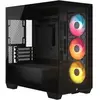 Corsair Boîtier PC Midi Tower 2800X Noir Double Compartiment Verre Trempé RGB