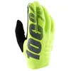 100% Brisker Gants pour Homme Jaune Fluo, Taille 2XL