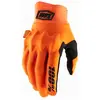Générique 100% Cognito Gant pour Homme, Orange Fluo/Noir, Taille S