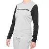 100percent Maillot VTT manches longues femme 100% Ridecamp gris/noir- S