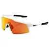 Desconocido 100% GAFAS Speedcraft SL-Soft Tact Off White-Hiper Red Multilayer Mirror Lens Lunettes de Soleil Mixte, Multicolore, Taille Unique