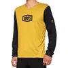 Maillot VTT manches longues 100% Airmatic SP22 jaune/noir- M