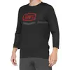 Maillot VTT manches 3/4 100% Airmatic SP21 noir/rouge- L