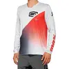 Maillot 100 % R-Core X manche longue charbon blanc rouge gris - L