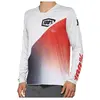Maillot 100 % R-Core X manche longue charbon blanc rouge gris - XL