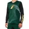 Maillot VTT manches longues 100% R-Core X LE SP22 noir/vert- XL