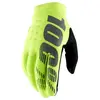 100percent Gants cross 100Â % Brisker jaune fluo 2024- M