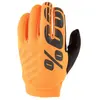 100% BRISKER Gants pour Enfant Orange Fluo/Noir Taille S