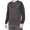 Desconocido 100% Ridecamp Maillot de vélo à manches longues, noir-gris, taille S pour Hommes