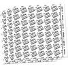 Sizzix Feuilles Adhésives 15.24 x 15.24 Permanent 10 pcs
