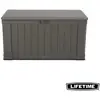 Lifetime - Coffre de jardin 440 l Marron 127 x 67 x 64 cm Plastique