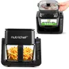 NutriChef Friteuse à Air et Grill 4 L | 7 Modes de Cuisson Prédéfinis ...