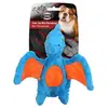 All for Paws Jouet Chien - AFP Peluche Peter le Mini Ptérodactyl Taille S Bleu et orange - 18,5 x