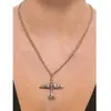 RueDeLaFete Collier Avion pour adulte