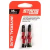 Paire de valves stan s universal presta 35 mm rouge