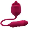 Evolved - Vibromasseur en Forme de Langue Wild Rose - Rouge