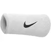Poignet éponge Nike Two swoosh blanc long - Tennis - Multisport