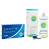 Air Optix Plus Hydraglyde (6 lentilles) + ReNu MultiPlus 360 ml avec é...