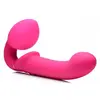 XR Brands Vibromasseur Strapless Vibrant G-Pulse avec Télécommande - Rose