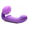 XR Brands G-Pulse Gode-ceinture vibrant sans harnais - Violet