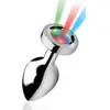 XR Brands Plug anal métal lumineux Light Up medium