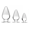 XR Brands Triple Cones Lot de 3 plugs anaux - Cristallin