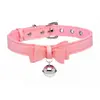 Master Series Golden Kitty Collier avec grelot félin - Rose