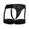 Jarretère - strap u - noir - élastique - confort - sex-appeal