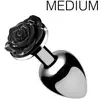 Booty Sparks Plug Anal Bijou Rose Taille M Noir