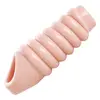 Size Matters Gaine de penis nervuré amplificateur de pénis très ample