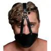 Masque pour bouche avec baillon boule 