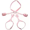 Bondageharnas met strikken M/L - Roze