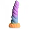 XR Brands - Dildo licorne mystique - Arc en ciel