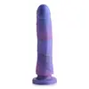 Strap U Magic Stick Godemiché en silicone avec paillettes - 20 cm