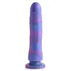 Strap U Magic Stick Godemiché en silicone avec paillettes - 24 cm